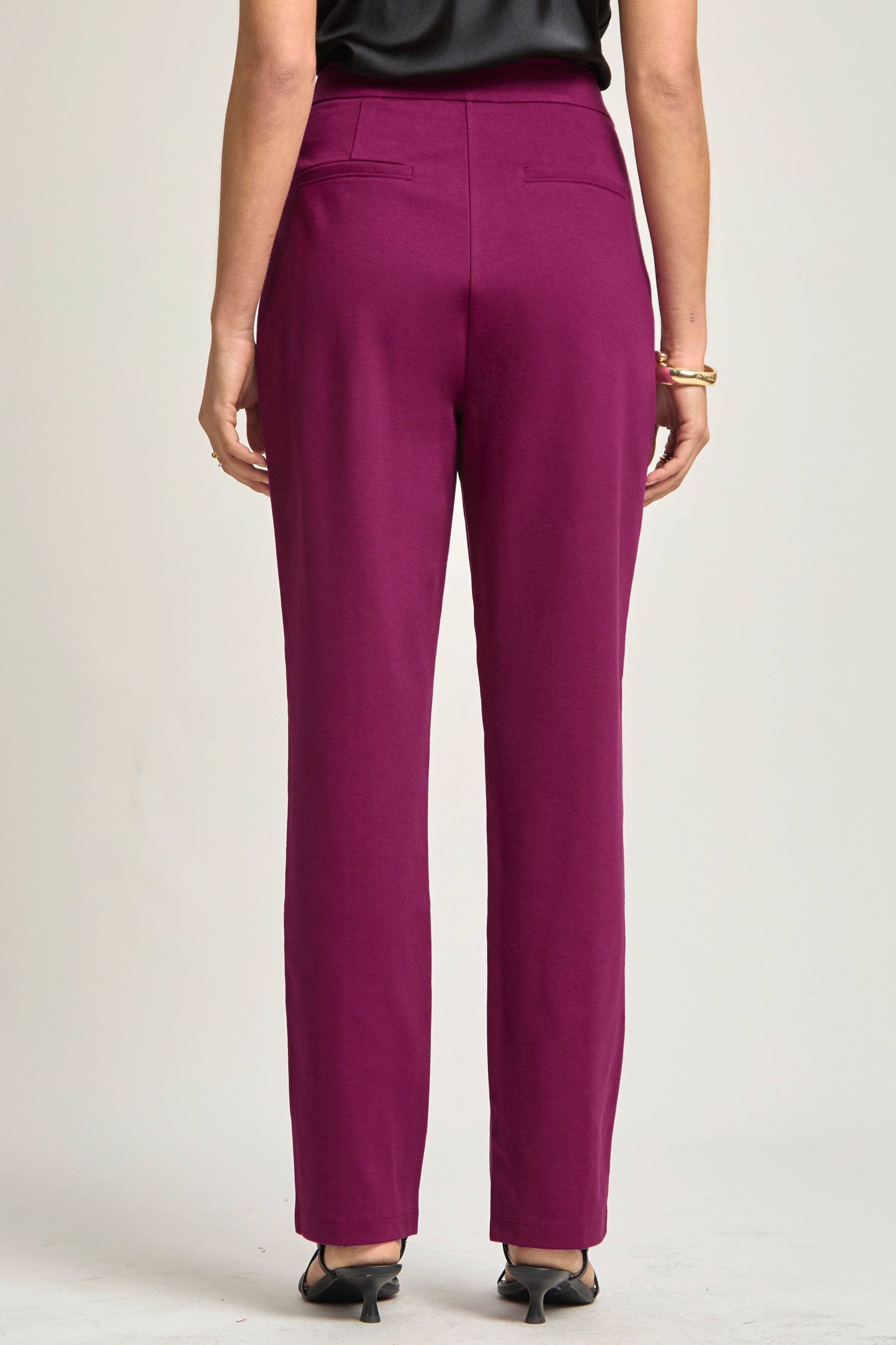 Dear Scarlett - Magic High-Rise Barrel Pants: Black / S