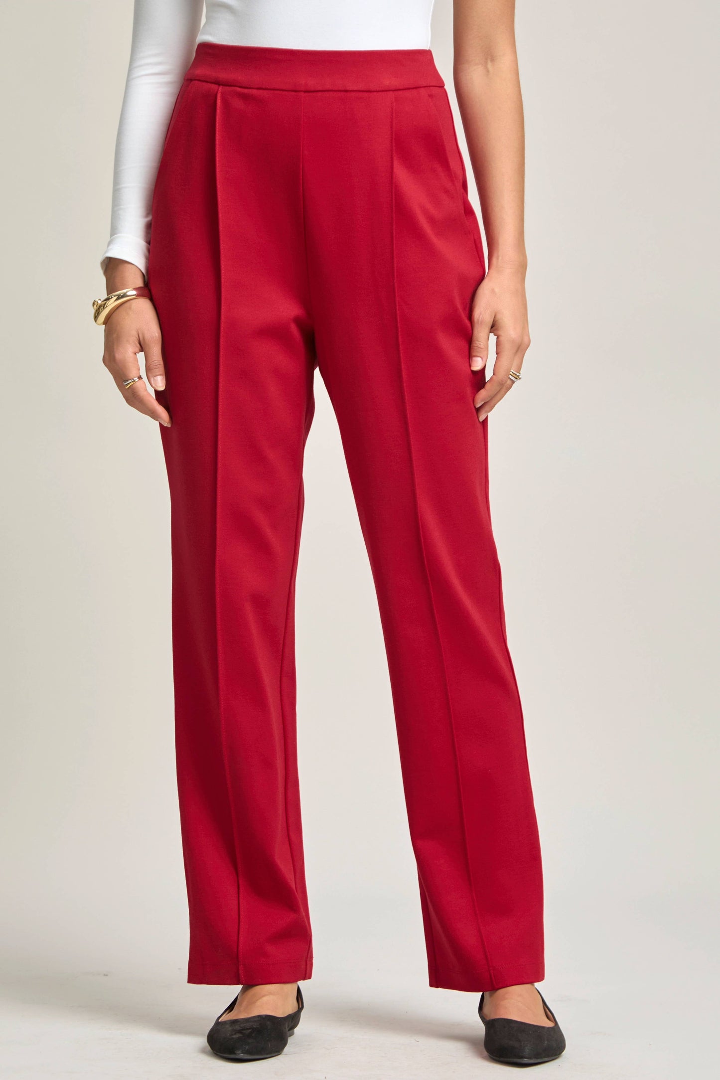 Dear Scarlett - Magic High-Rise Barrel Pants: Black / S