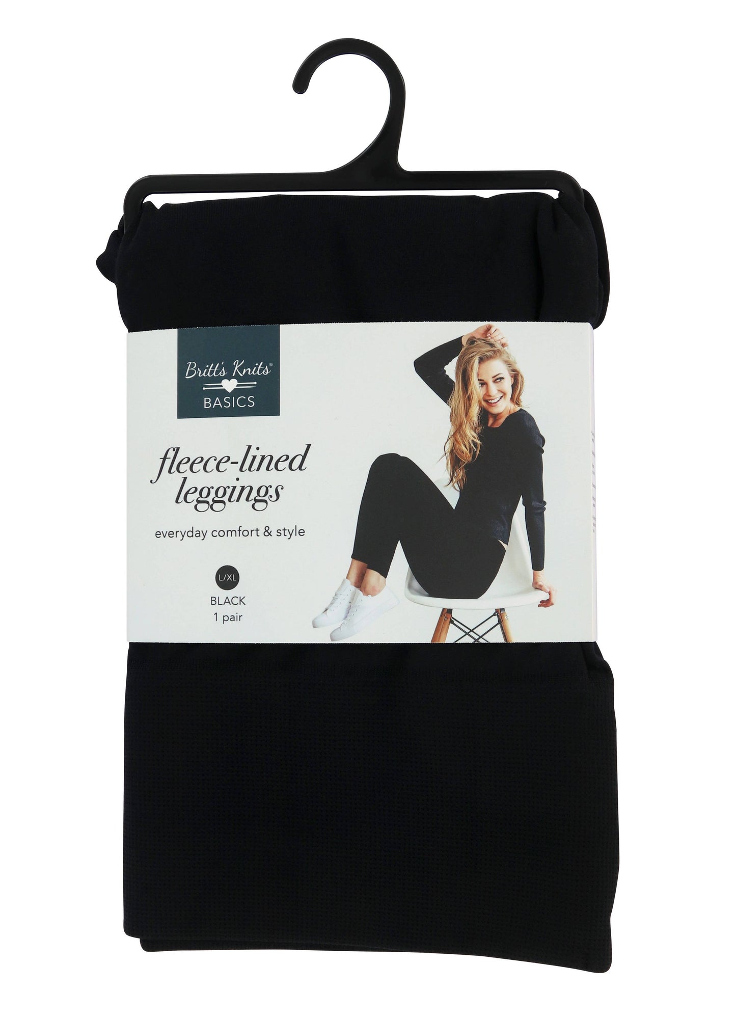 DM Merchandising - Britt's Knits Fleece Lined Leggings Open Stock: Burgundy / Large/ X-Large