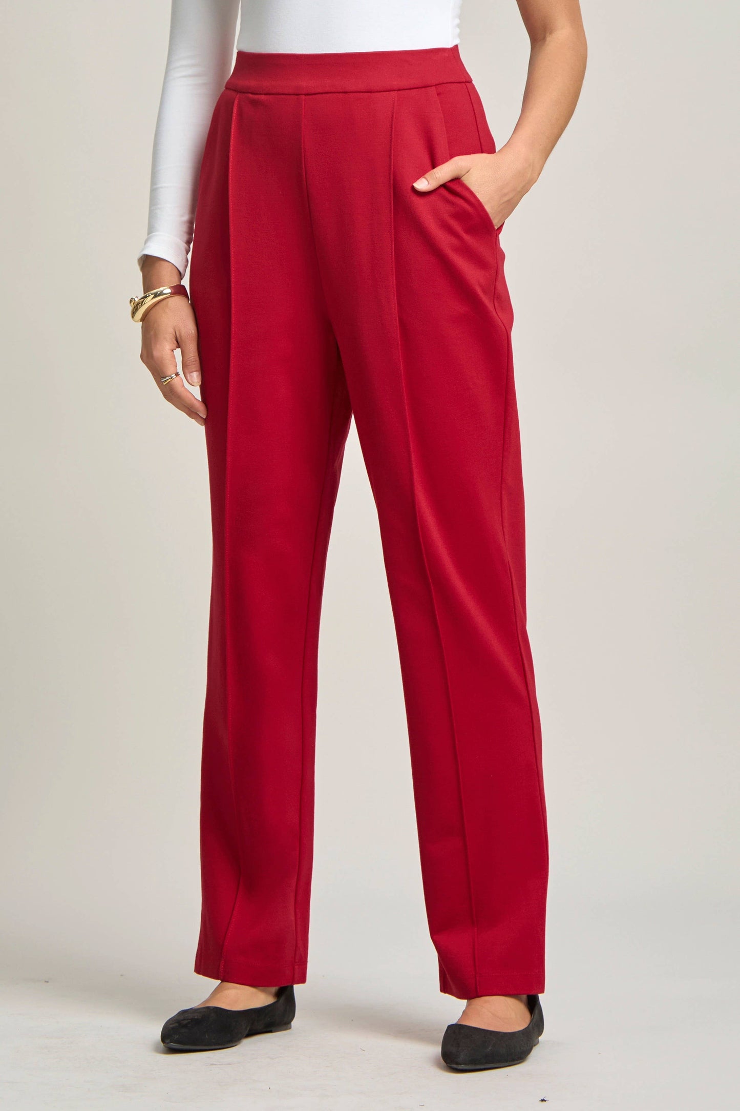 Dear Scarlett - Magic High-Rise Barrel Pants: Black / S