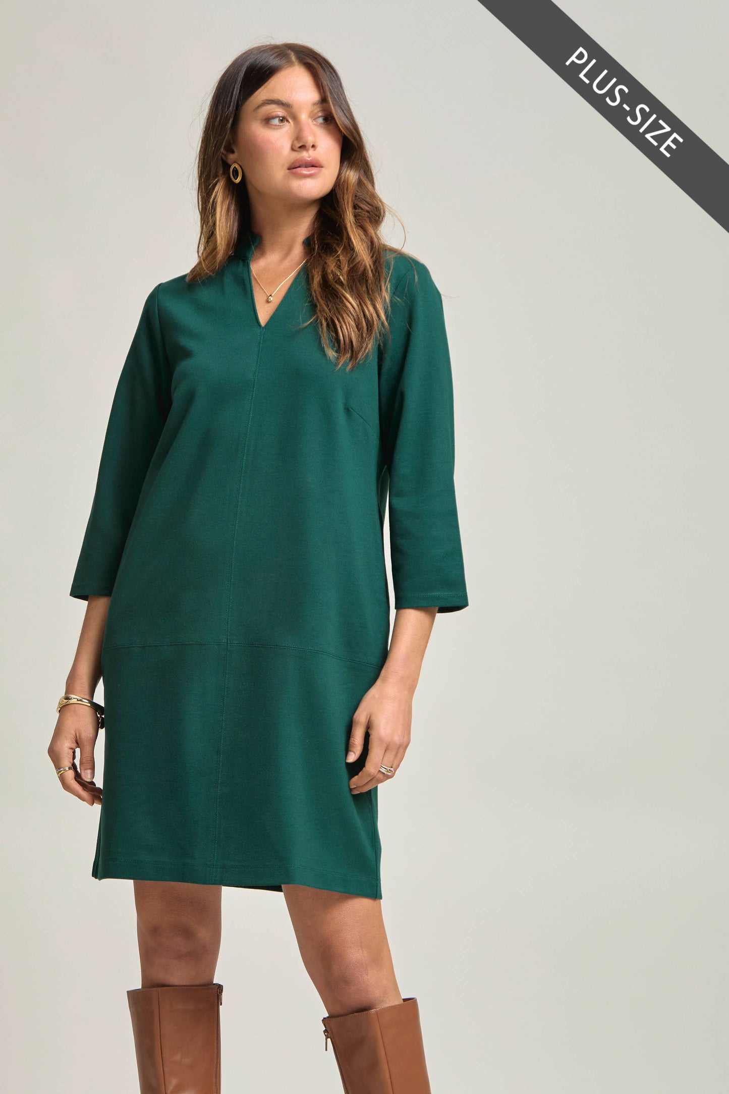 Dear Scarlett - PLUS SIZE Magic A-Line Dress: Red