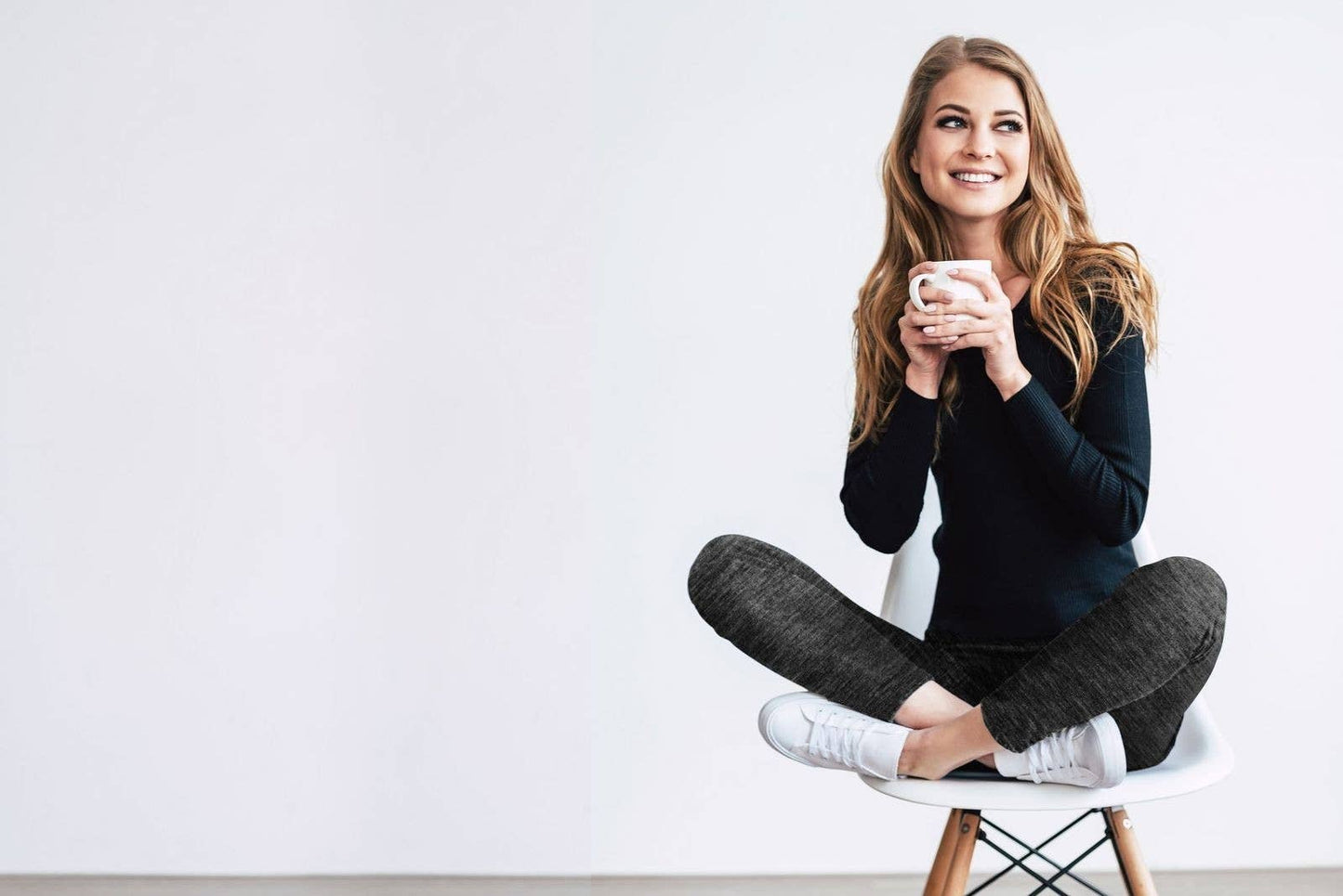 DM Merchandising - Britt's Knits Fleece Lined Leggings Open Stock: Burgundy / Large/ X-Large