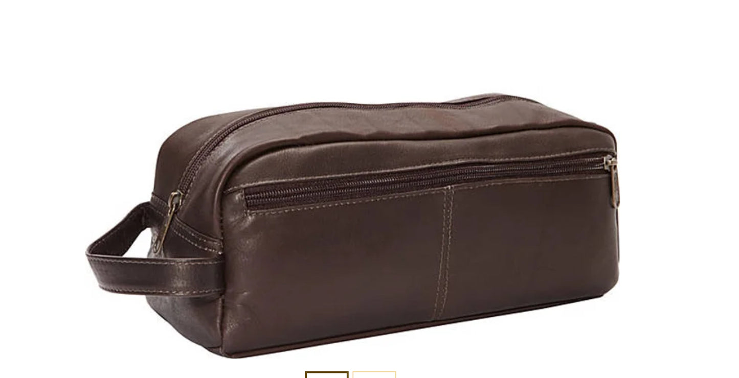 Charlie Leather Agapito XL Dop Kit