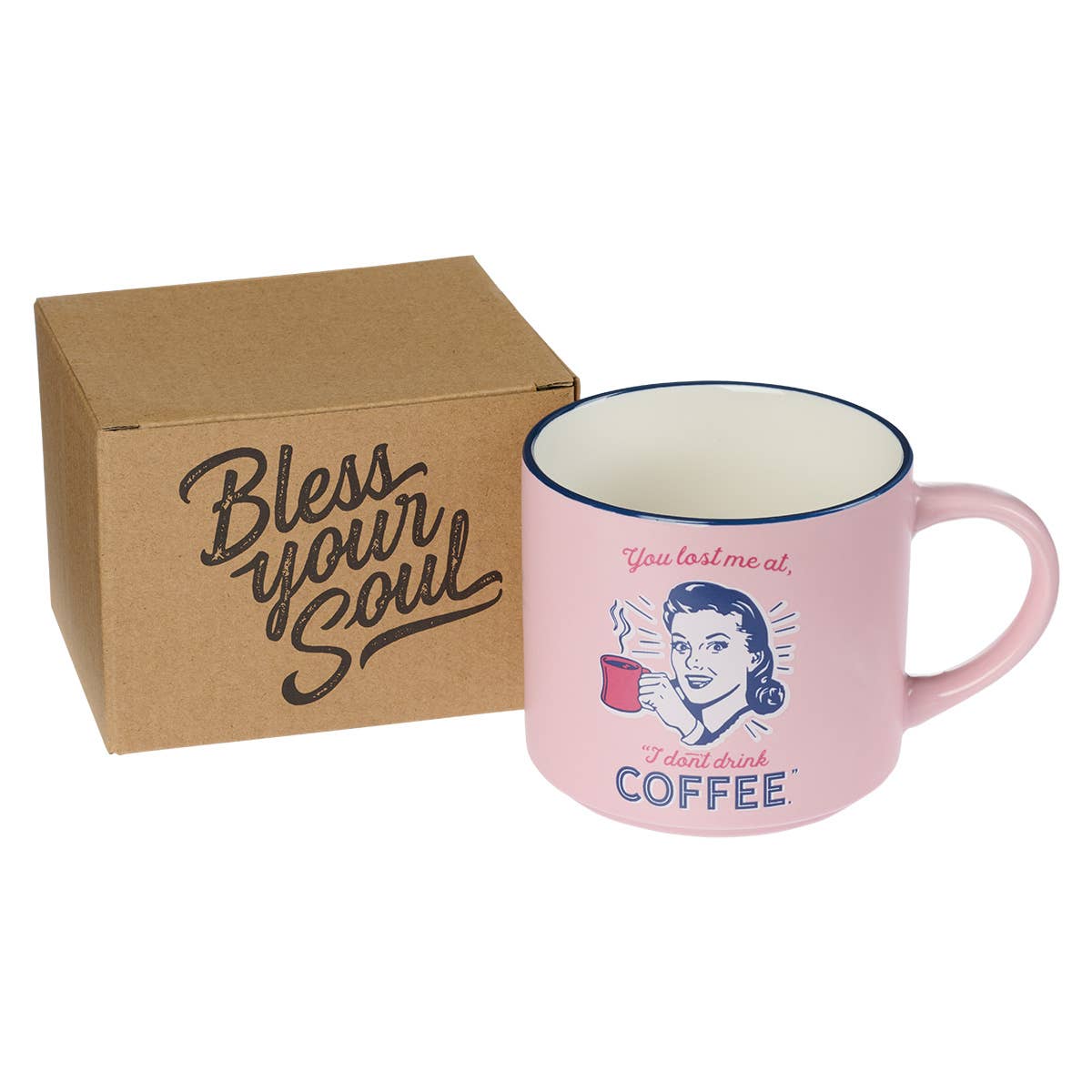 Christian Art Gifts - Mug Ceramic You Lost Me at No Coffee