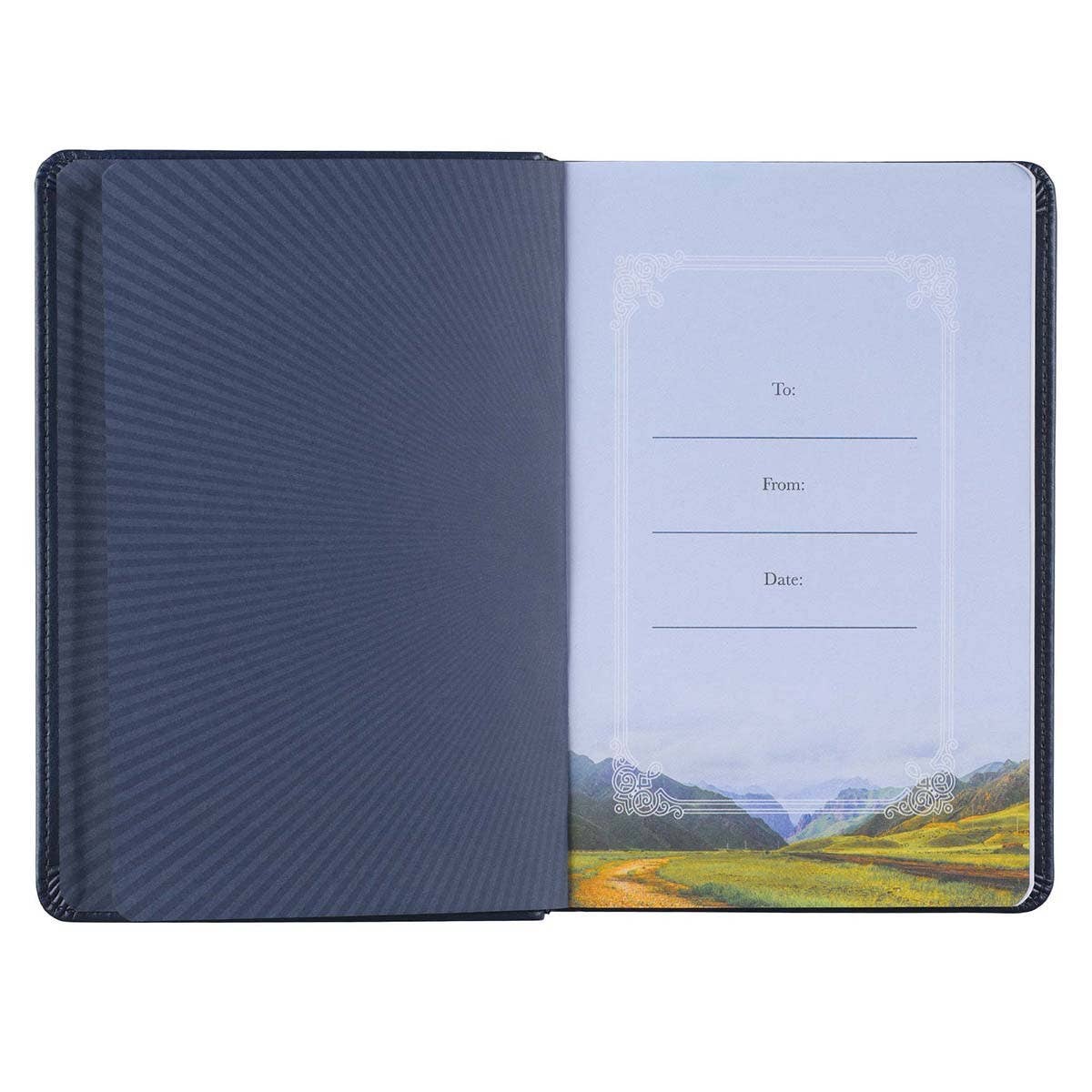 Christian Art Gifts - Devotional Daily Light for Men Faux Leather