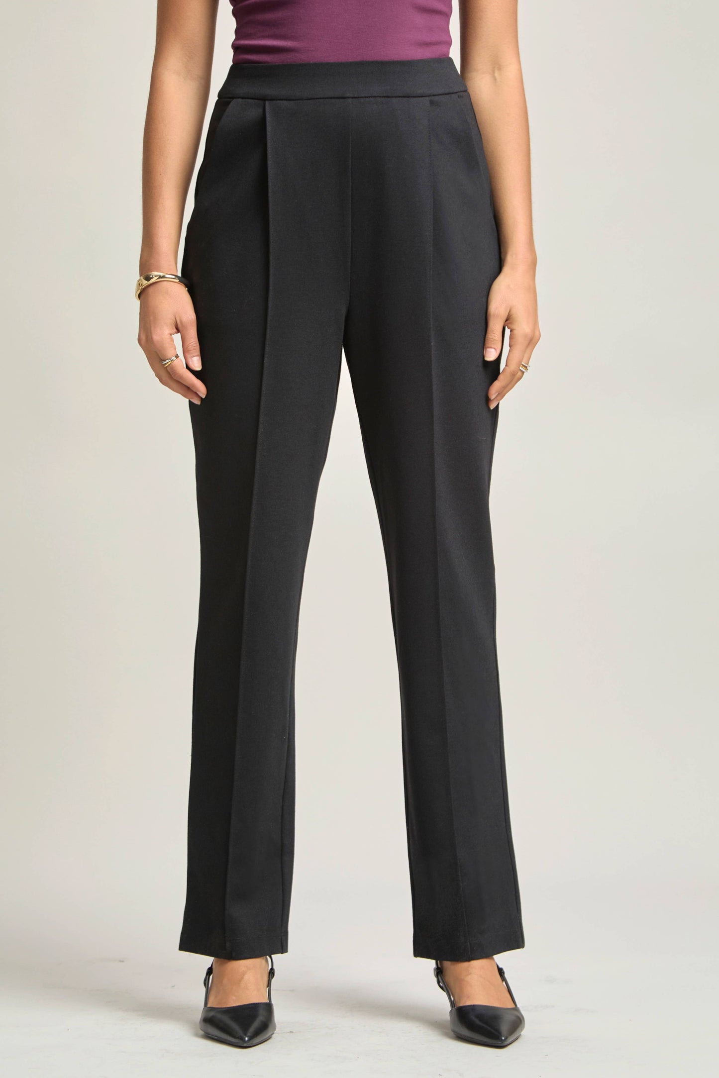 Dear Scarlett - Magic High-Rise Barrel Pants: Black / S