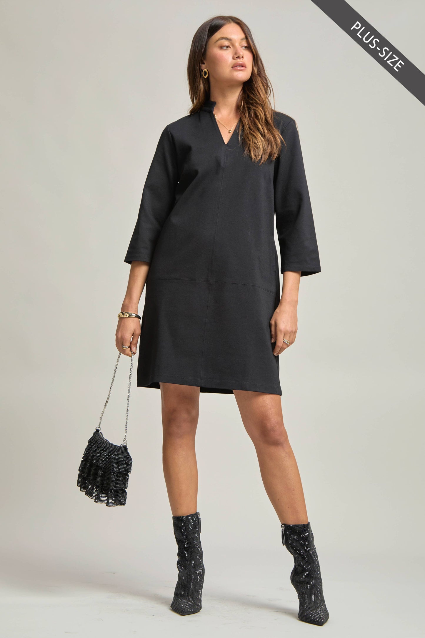 Dear Scarlett - PLUS SIZE Magic A-Line Dress: Red