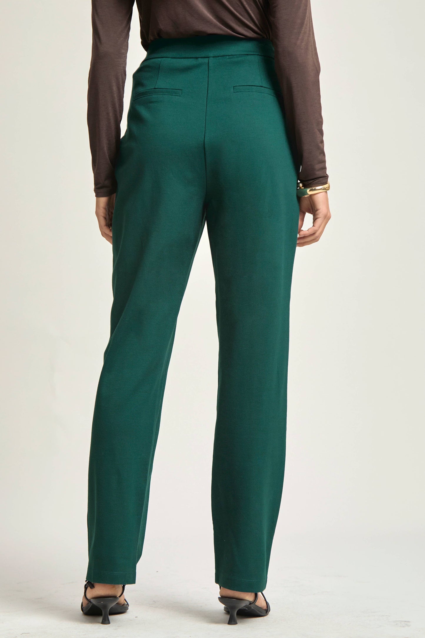 Dear Scarlett - Magic High-Rise Barrel Pants: Black / S