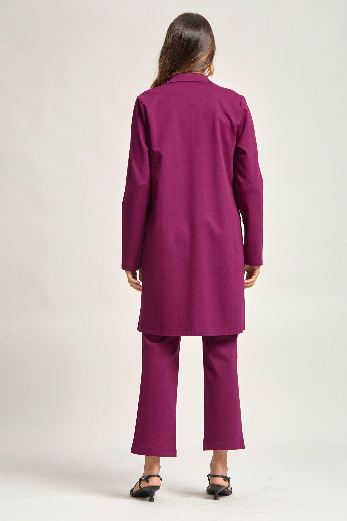 Dear Scarlett - Magic Chic Midi Jacket: Black