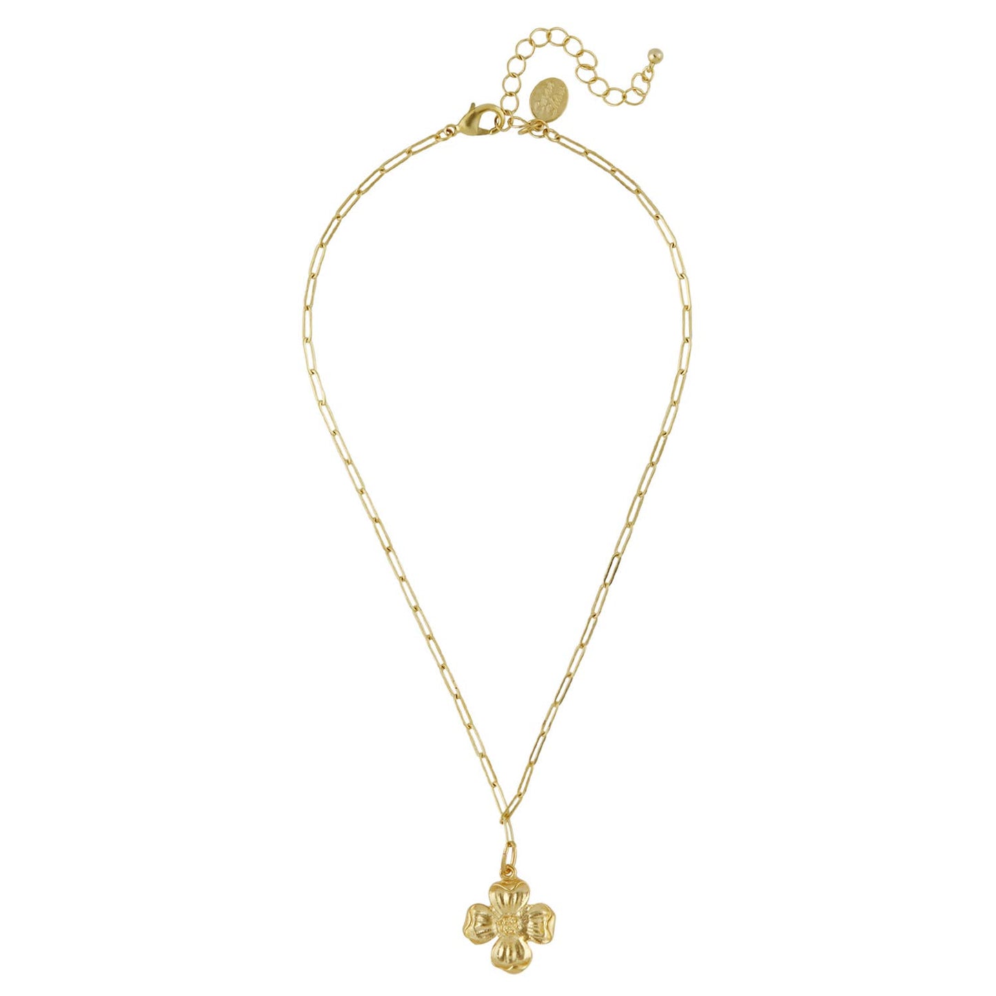 Susan Shaw - Dogwood Paperclip Necklace