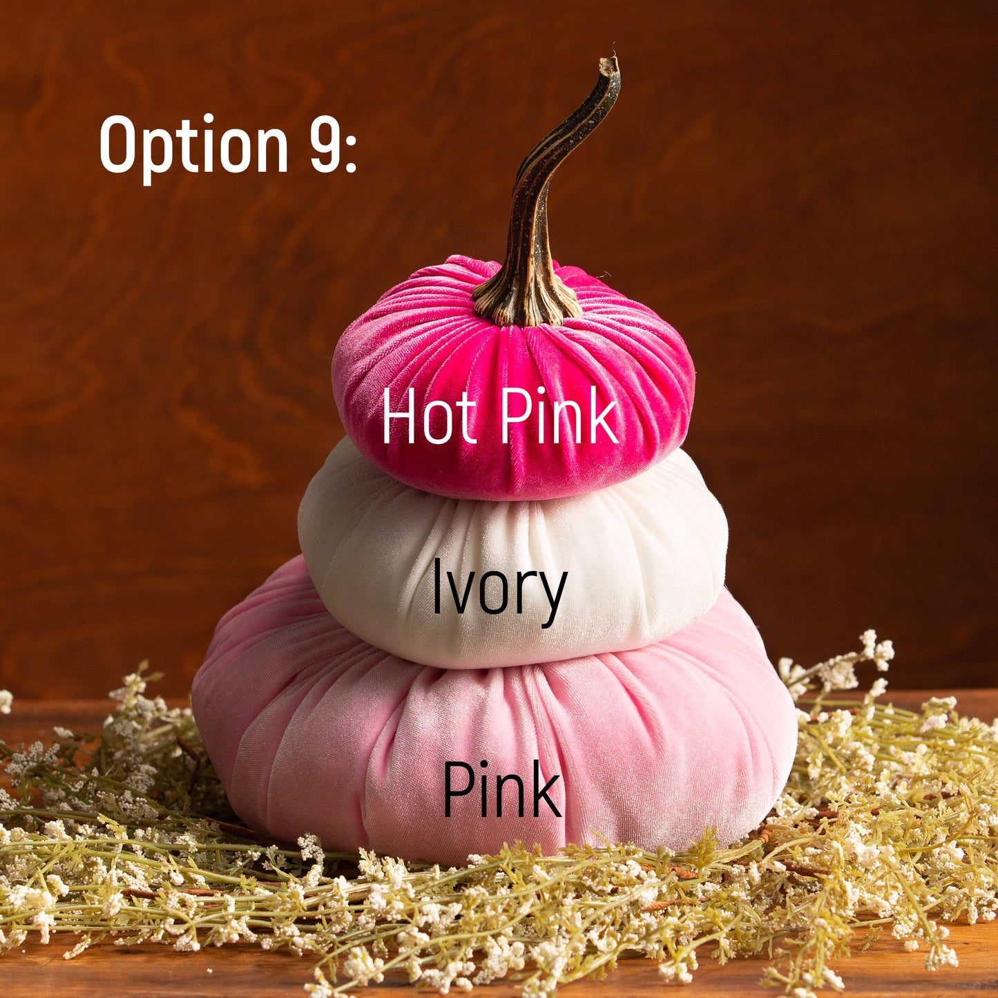 Your Heart's Content - Pumpkin Stacked Decor, Centerpiece Statement, Wedding Decor: Option 2: Gold Rust Olive