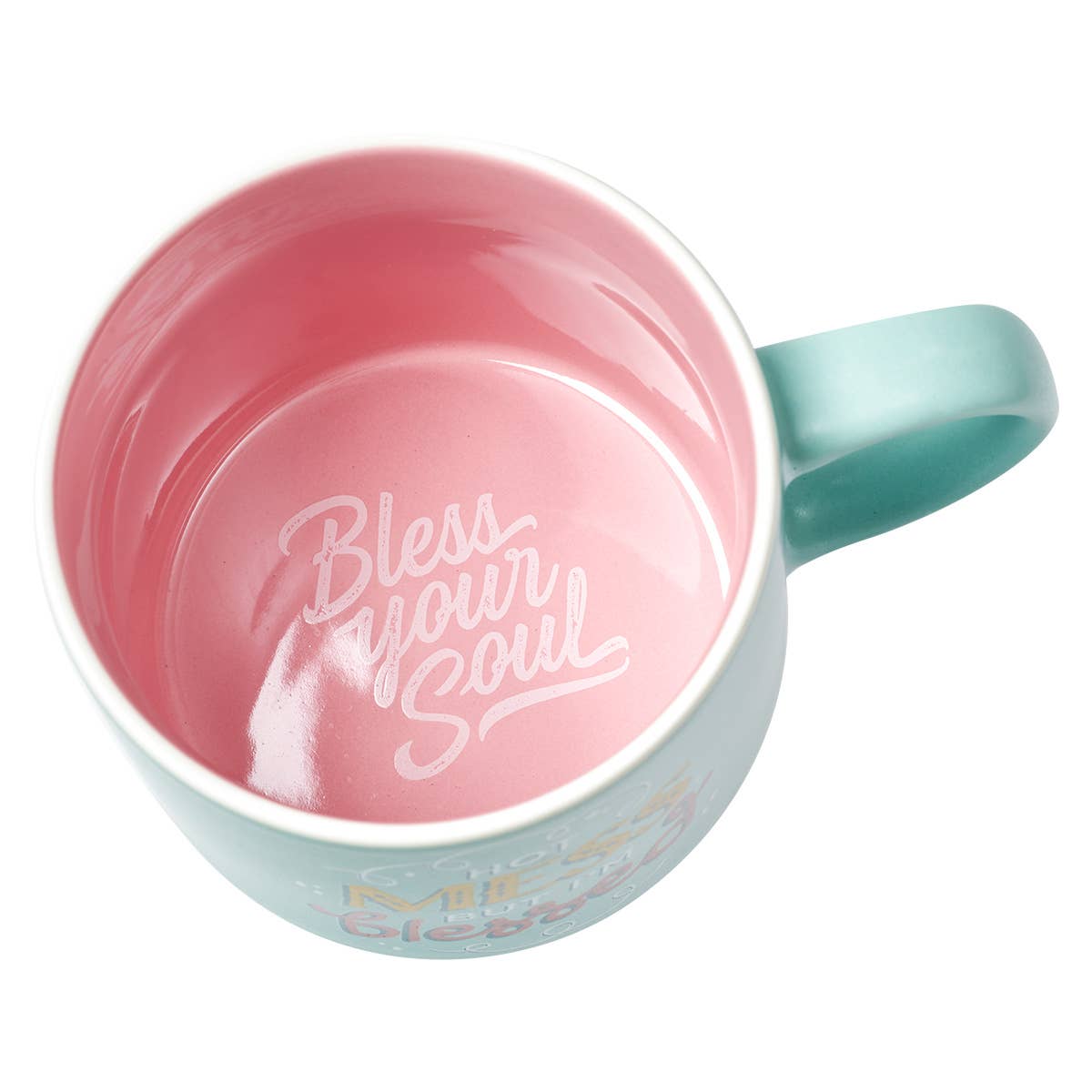 Christian Art Gifts - Mug Ceramic Hot Mess But I'm Blessed