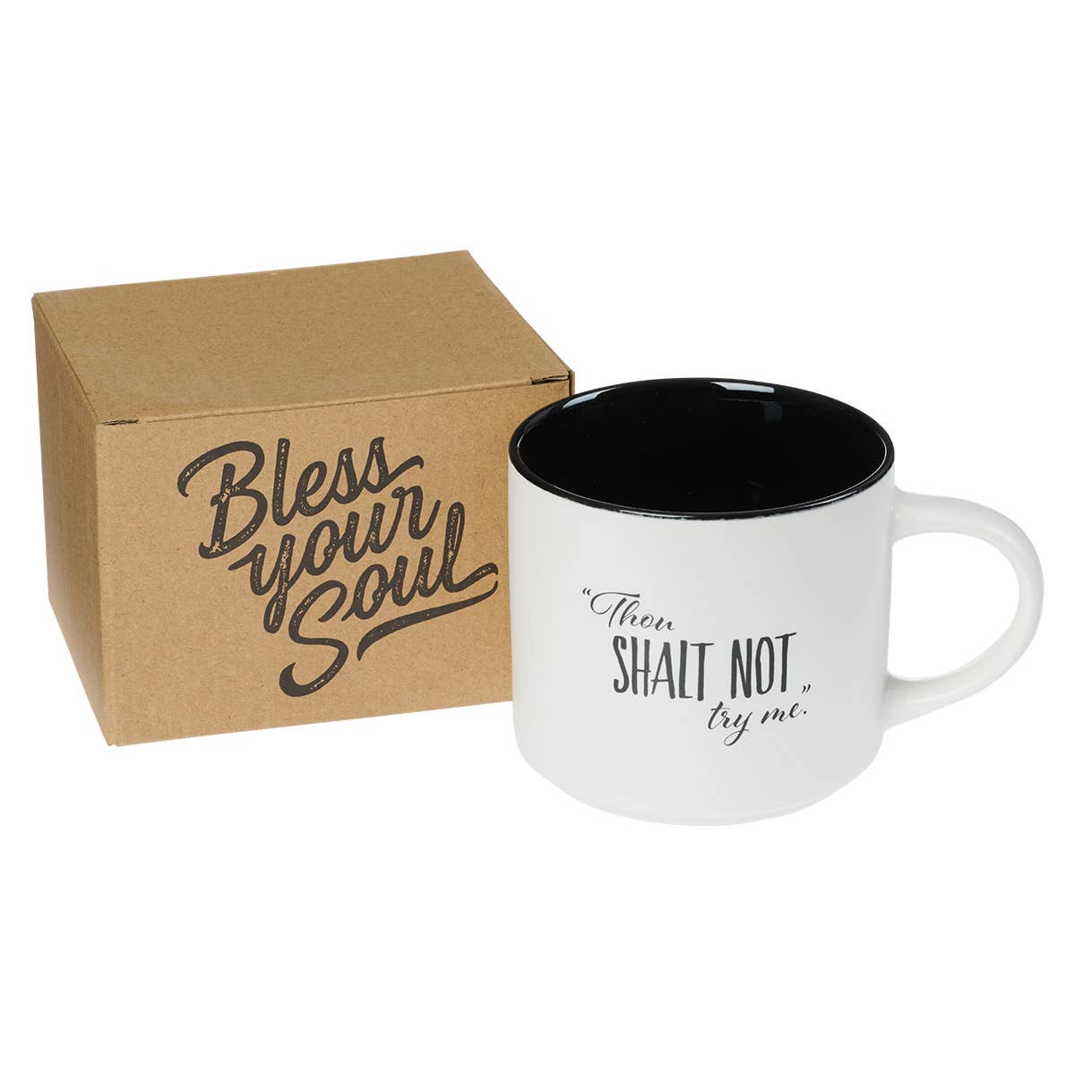 Christian Art Gifts - Mug Ceramic Thou Shalt Not Try Me