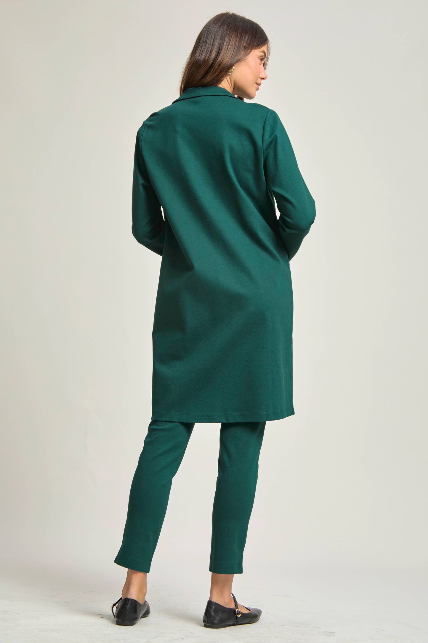 Dear Scarlett - Magic Chic Midi Jacket: Black