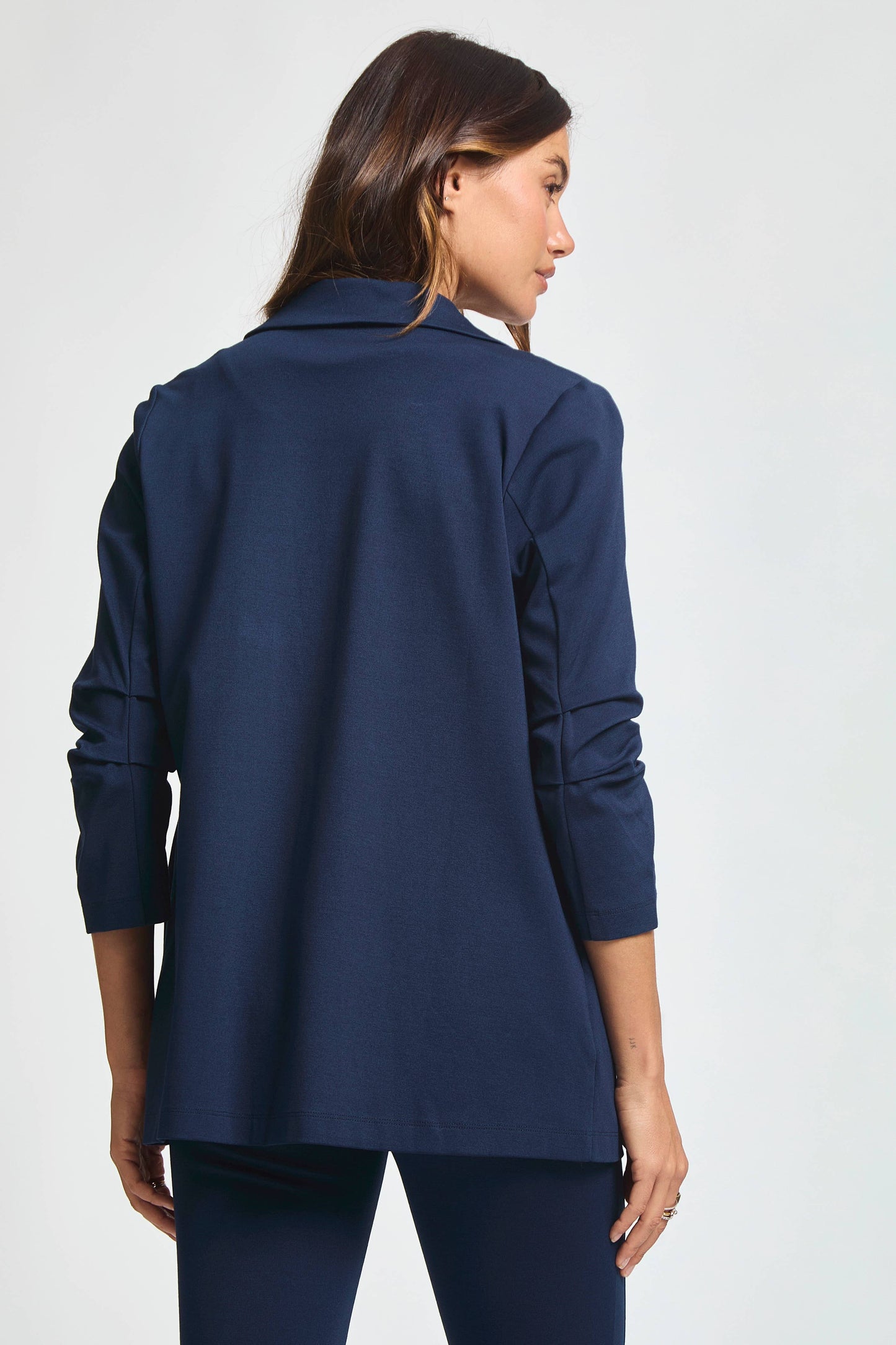 Dear Scarlett -  Magic 3/4 Sleeve Blazer: Black