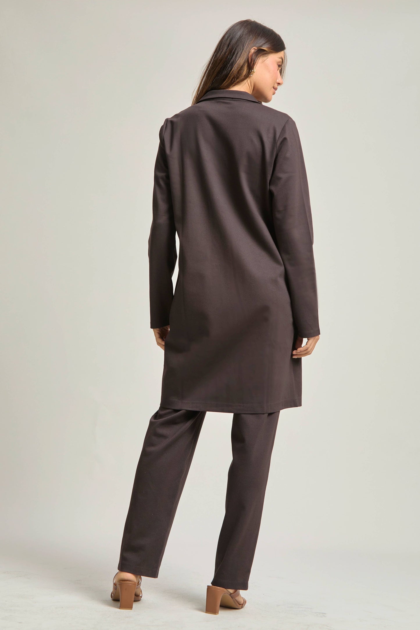 Dear Scarlett - Magic Chic Midi Jacket: Black