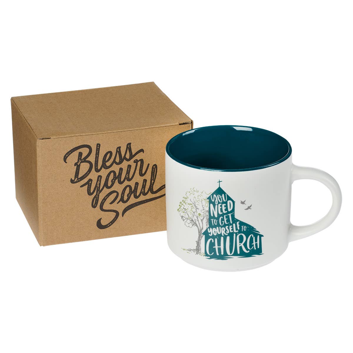 Christian Art Gifts - Mug Ceramic Get Yourself to Church