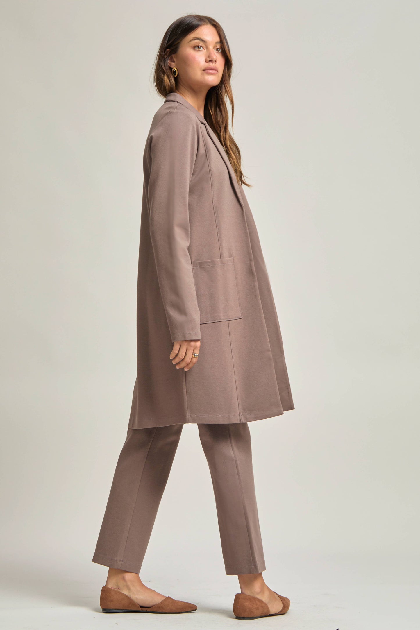 Dear Scarlett - Magic Chic Midi Jacket: Black