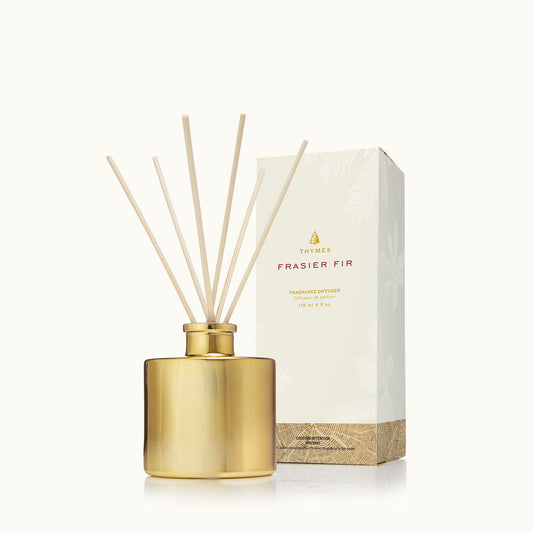 Thymes Frasier Fir Petite Gold Fragrance Diffuser