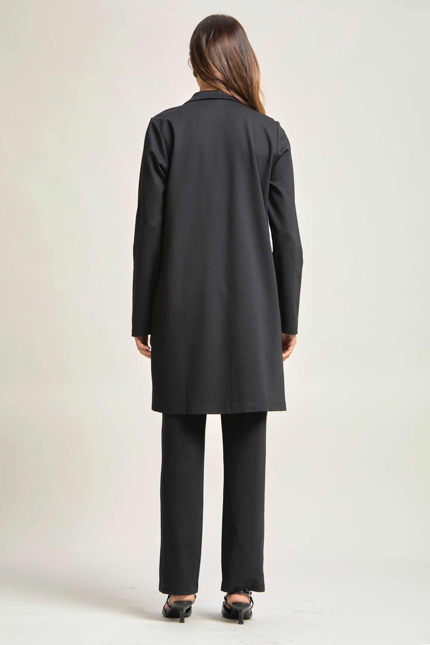 Dear Scarlett - Magic Chic Midi Jacket: Black