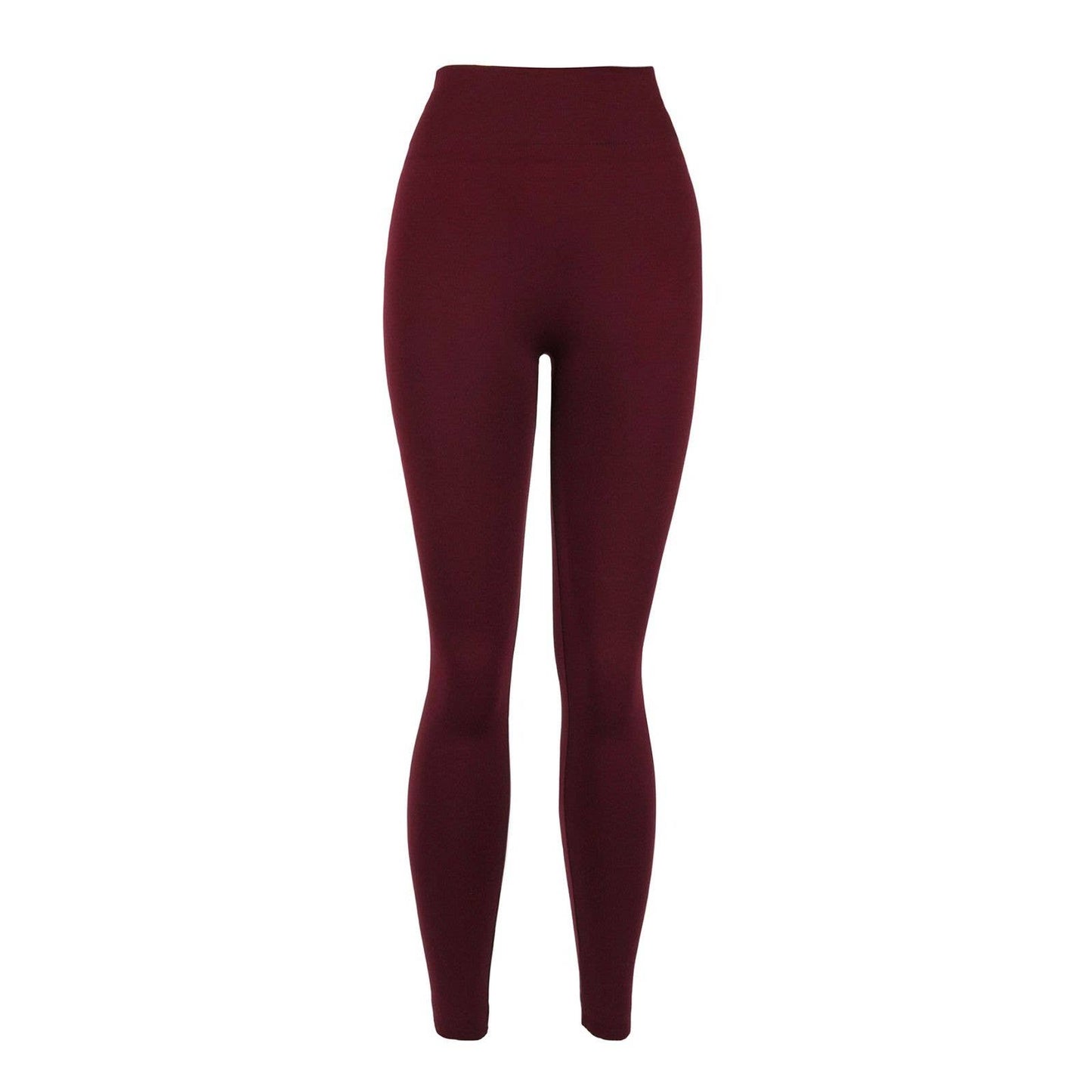 DM Merchandising - Britt's Knits Fleece Lined Leggings Open Stock: Burgundy / Large/ X-Large