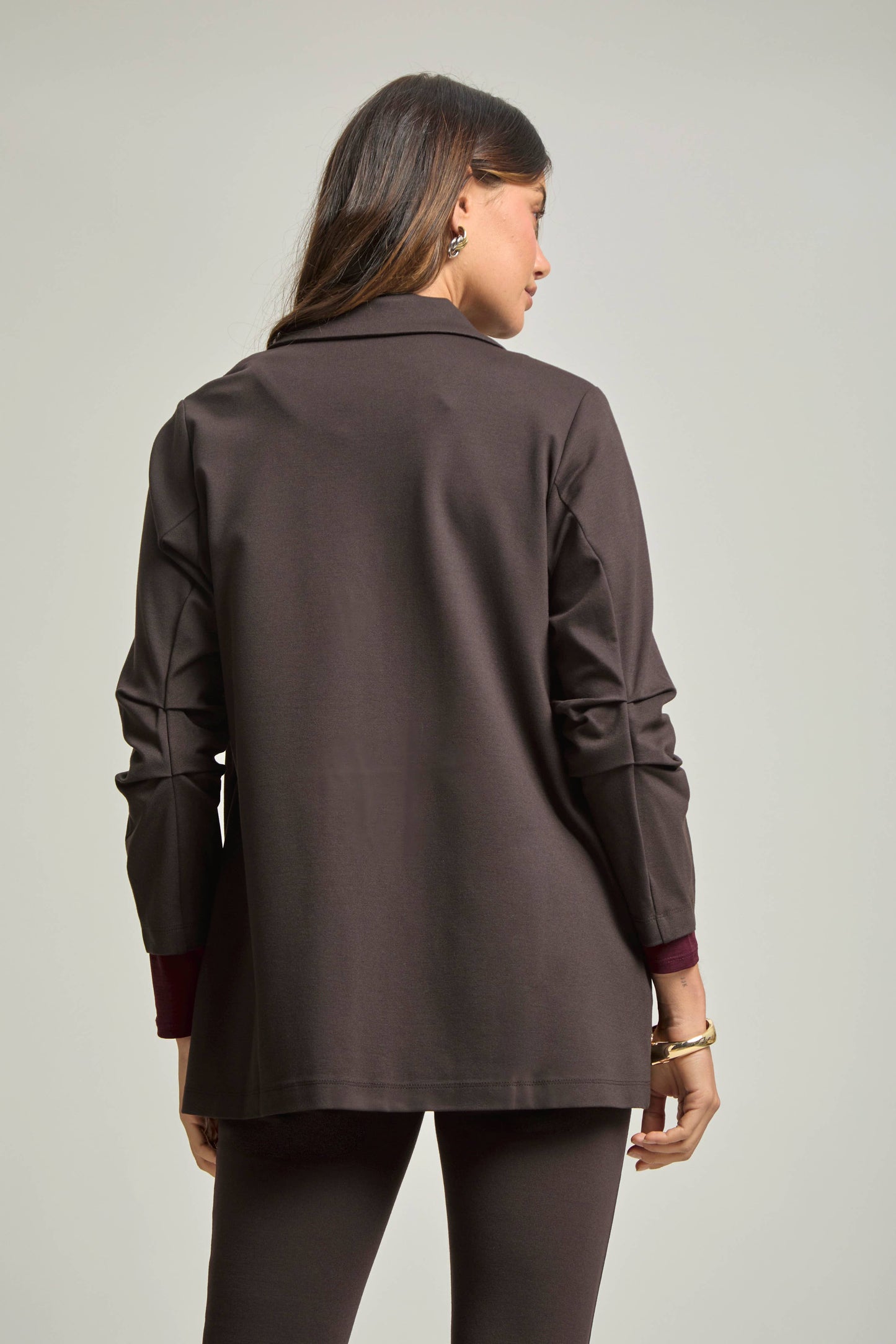 Dear Scarlett -  Magic 3/4 Sleeve Blazer: Black