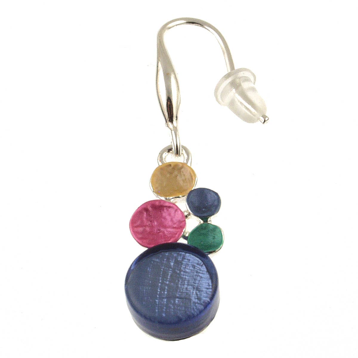 Origin Jewelry - Multi Dot Earring, Two-Tone Shell & Resin: Light