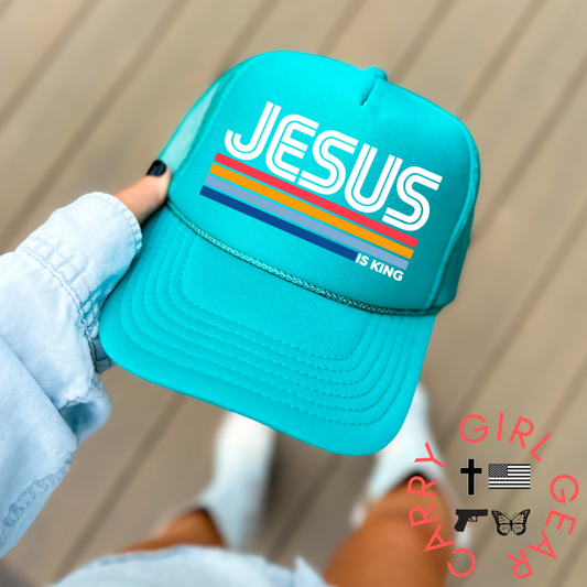 JESUS IS KING Trucker