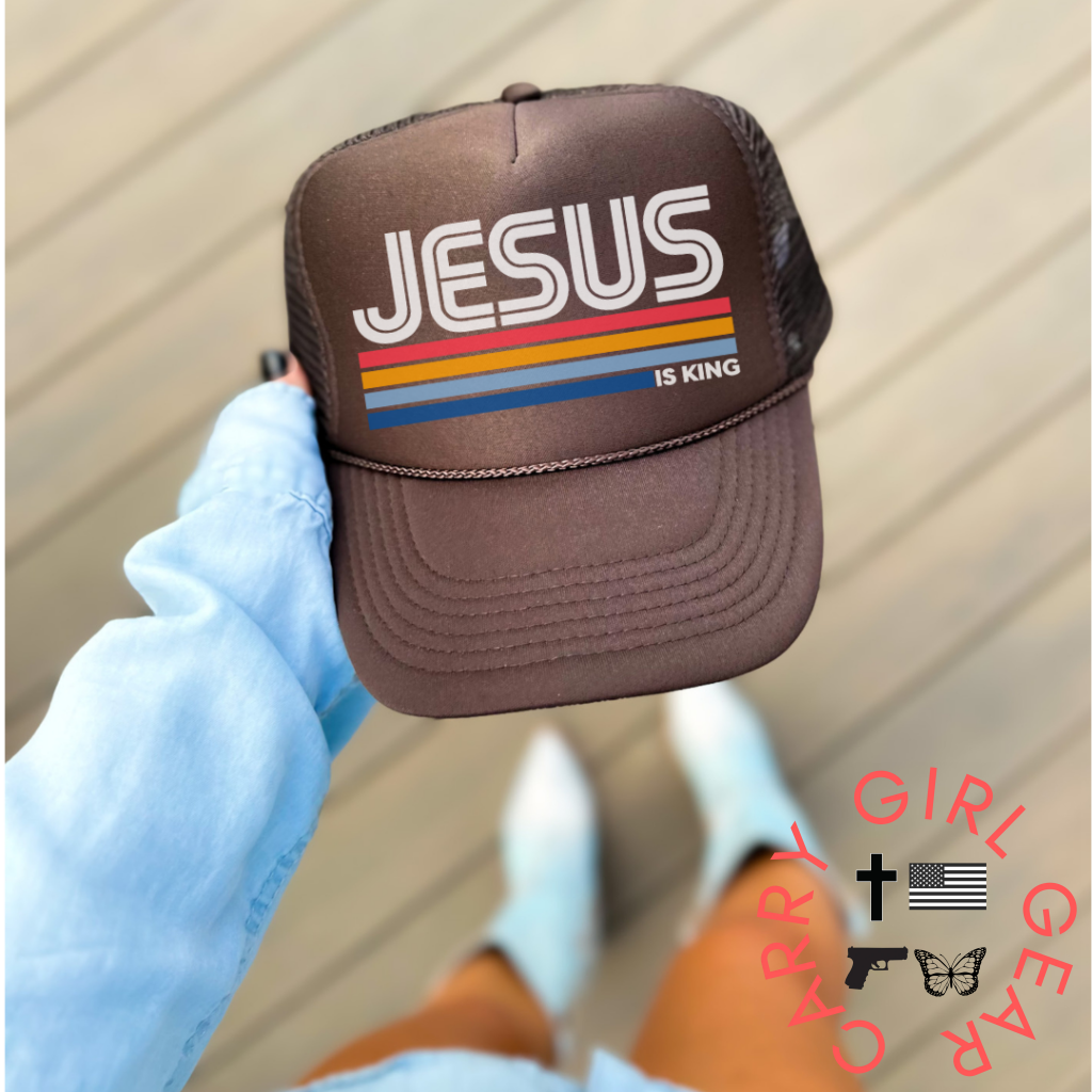 JESUS IS KING Trucker